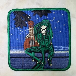 Grateful Dead - Jester Lute Player - Iron on Patch - 4”x4”